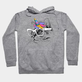 Caticorn Is My Valentine, Unicorn Valentine Hoodie